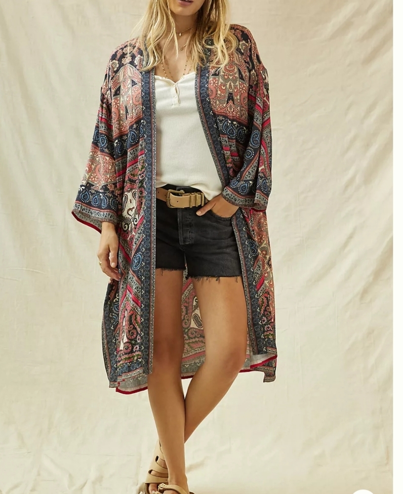 Anthropologie Boardwalk Cover-up/ Kimono